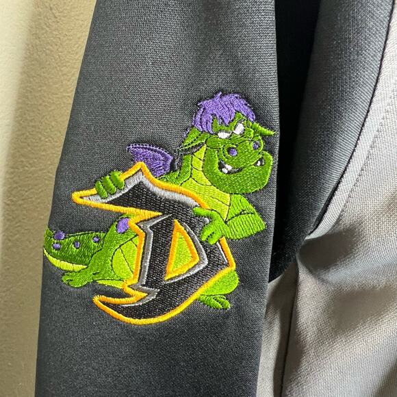 Walt Disney World Sweatshirt SMALL Dragons #8 Gwythaint & Mushu Crewneck Gray - Picture 4 of 8